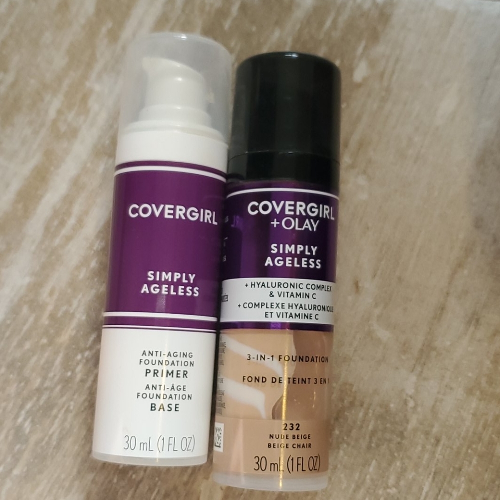 New! Covergirl simply ageless foundation and prime